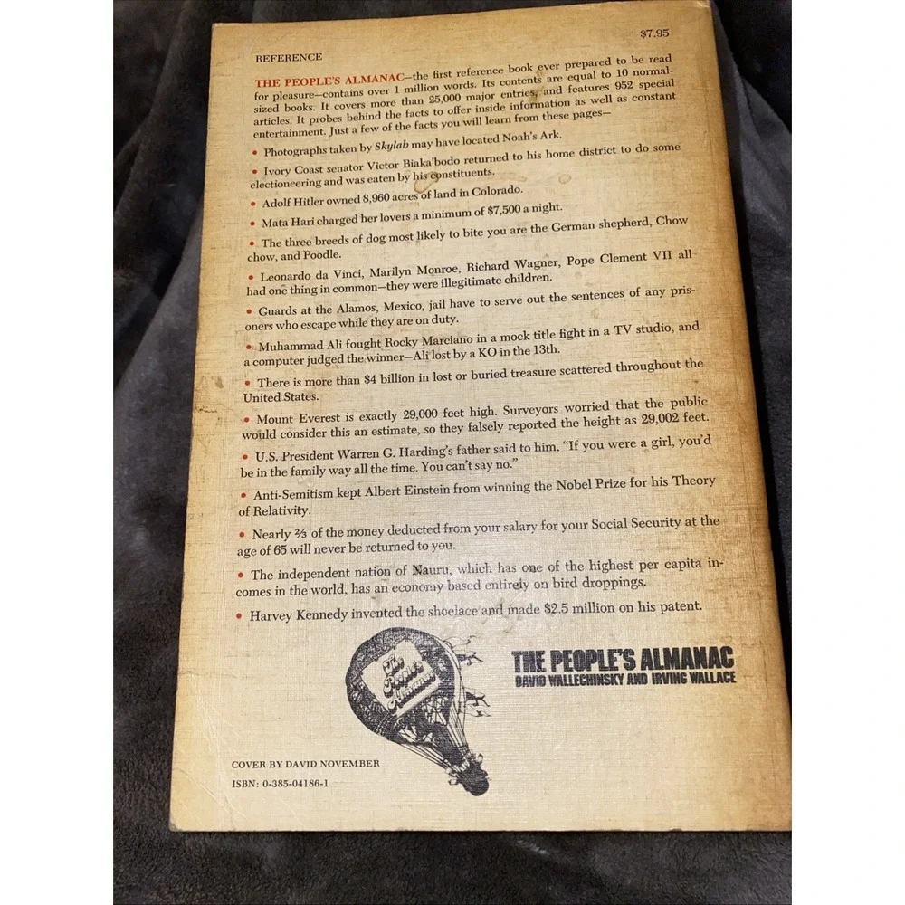 The People's‎ Almanac by David Wallechinsky